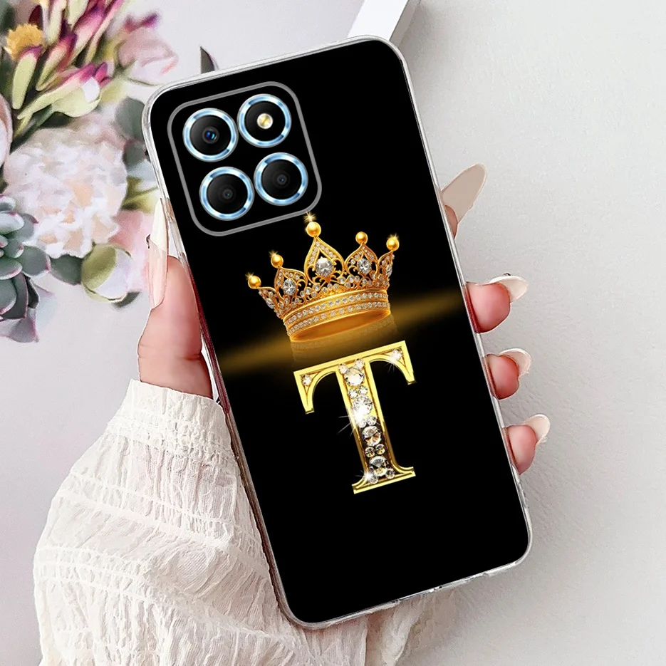 Para Honor X8 5G funda Honor X8a X8b nueva corona letras cubierta suave TPU funda de teléfono para Honor X8b X 8a HonorX8 HonorX8a HonorX8b bolsas - imagen 5