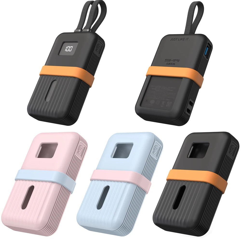 Funda de silicona para Anker 10,000mAh 30W/10.000mAh 35W /20.000mAh 30W /20.000mAh 35W Power Bank funda protectora a prueba de golpes - imagen 2