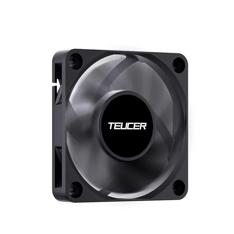 TEUCER UT-6010 Ventilador de refrigeración del chasis Ventilador de tamaño pequeño de 6 cm 12 V Adecuado para computadora de escritorio CPU - imagen 4