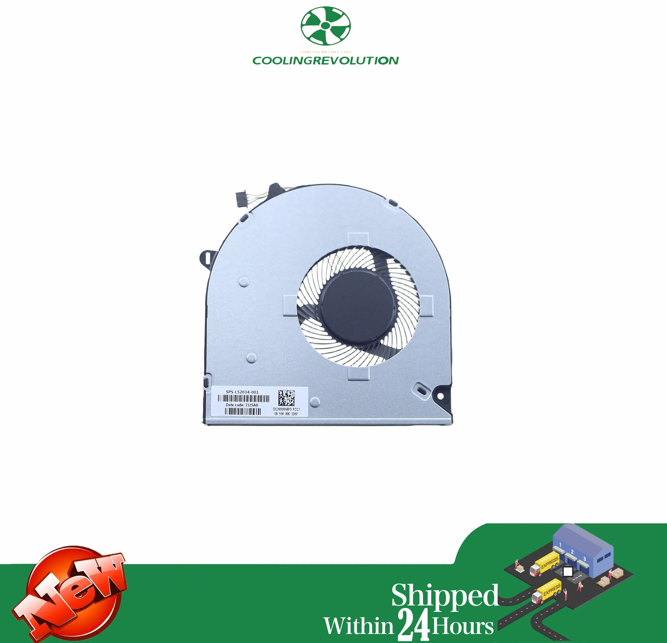 Ventilador Refrigeración CPU Portátil 4 pines DC5V 2,25W - imagen 3