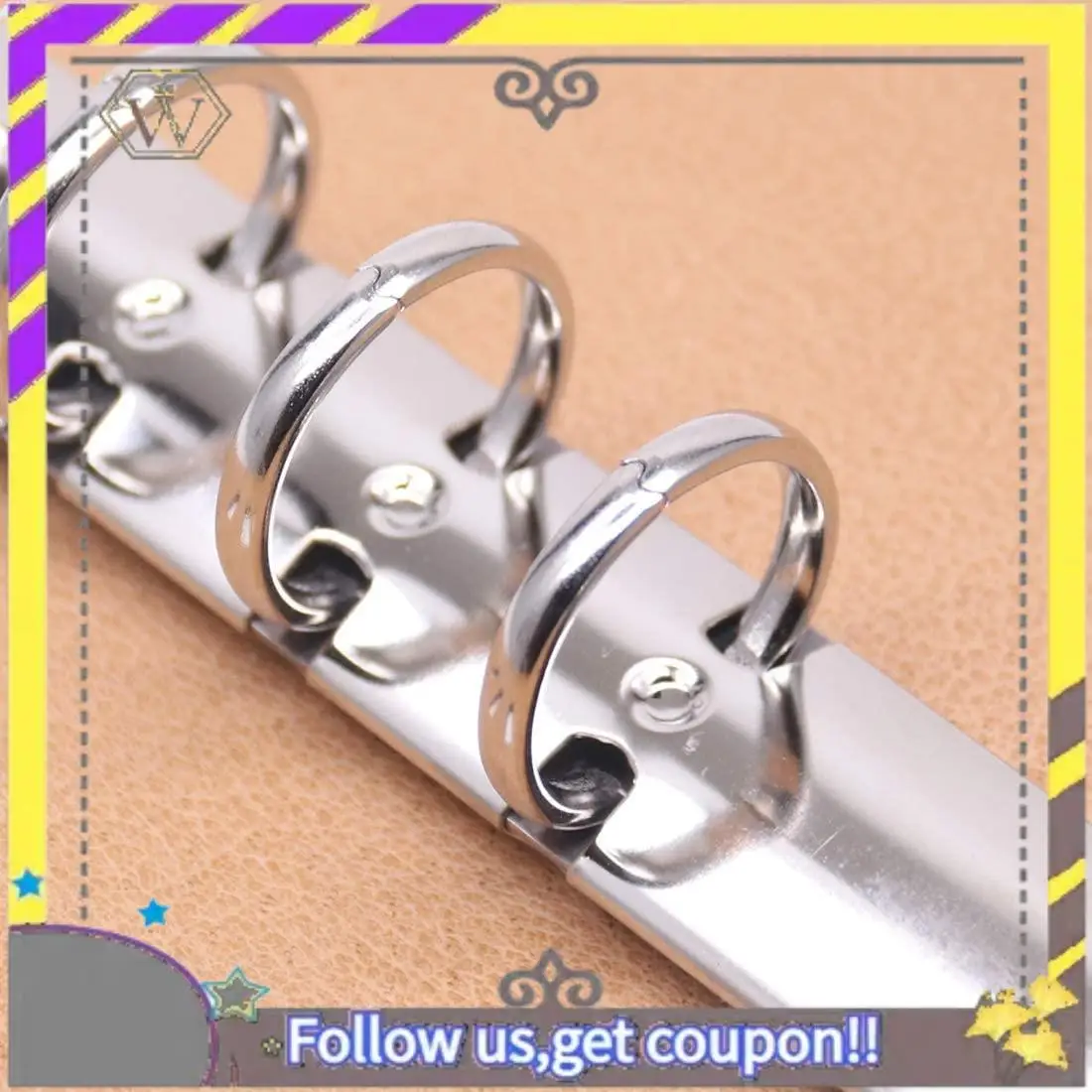 Nuevo Cuaderno A5 con 6 agujeros, cubierta de cuero PU, cuaderno de bolsillo suelto, cuaderno recargable de cuero, carpeta, anillos, diario - imagen 2