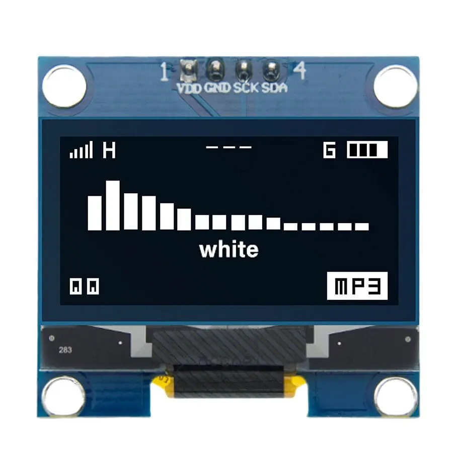 Módulo de pantalla OLED de 1,3 ", Chip de unidad de Color blanco y azul SH1106 128X64 LCD LED de 1,3 pulgadas IIC I2C, comunicación - imagen 2