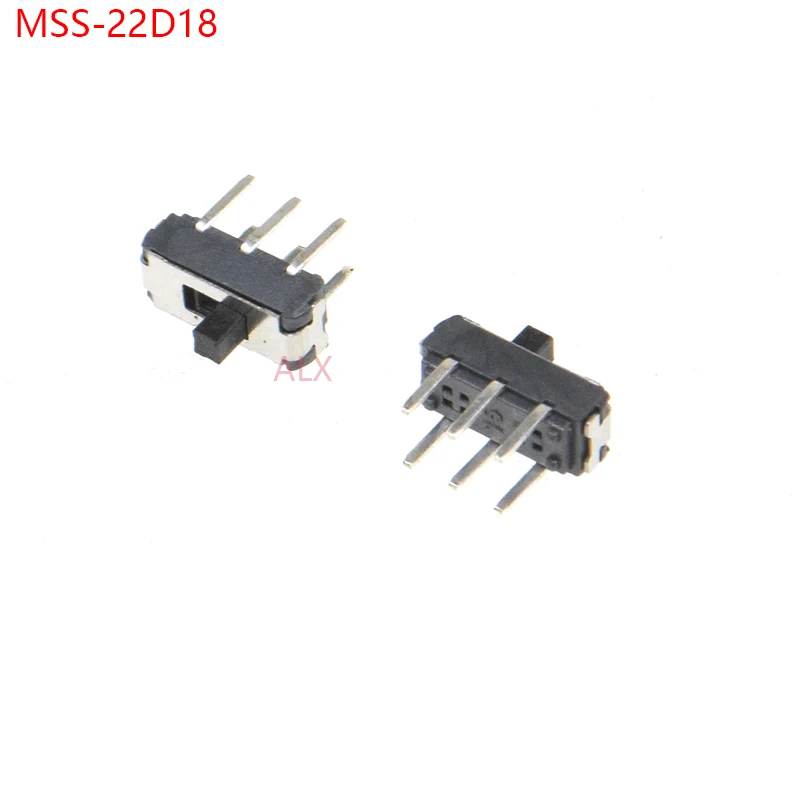 10 Uds interruptor deslizante interruptor de palanca de micropotencia 3 pines/6 pines/8 pines Dip/Smd ángulo recto 2,0 MM/2,54 MM/3MM/4,7 MM SS12D10/SS12D07/SS12D10 - imagen 4