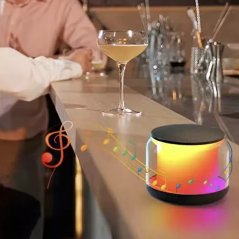 Nuevo Altavoz Bluetooth multifuncional, altavoz pequeño para coche de ciencia ficción de color brillante de alta vida - imagen 5