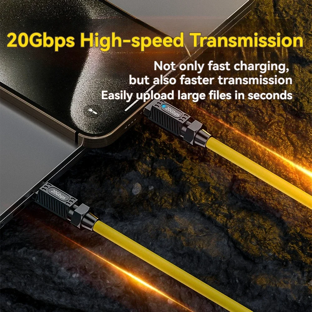 Cable de datos 7 en 1 USB C Geek, juego de bricolaje, 8K @ 60Hz, 20Gbps, 140W, carga rápida, cables empalmados, Compatible con iPhone 15, Macbook, ordenador portátil - imagen 2