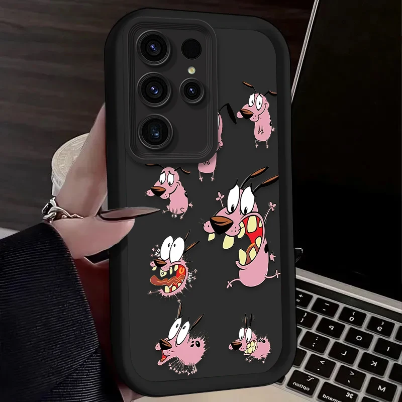 Funda Fun Courages Cowardly Dog para Samsung Galaxy S24 S23 S25 Ultra S22 S21 Plus FE A56 A36 A26 A16 A06 A15 A25 A35 A55 5G - imagen 5