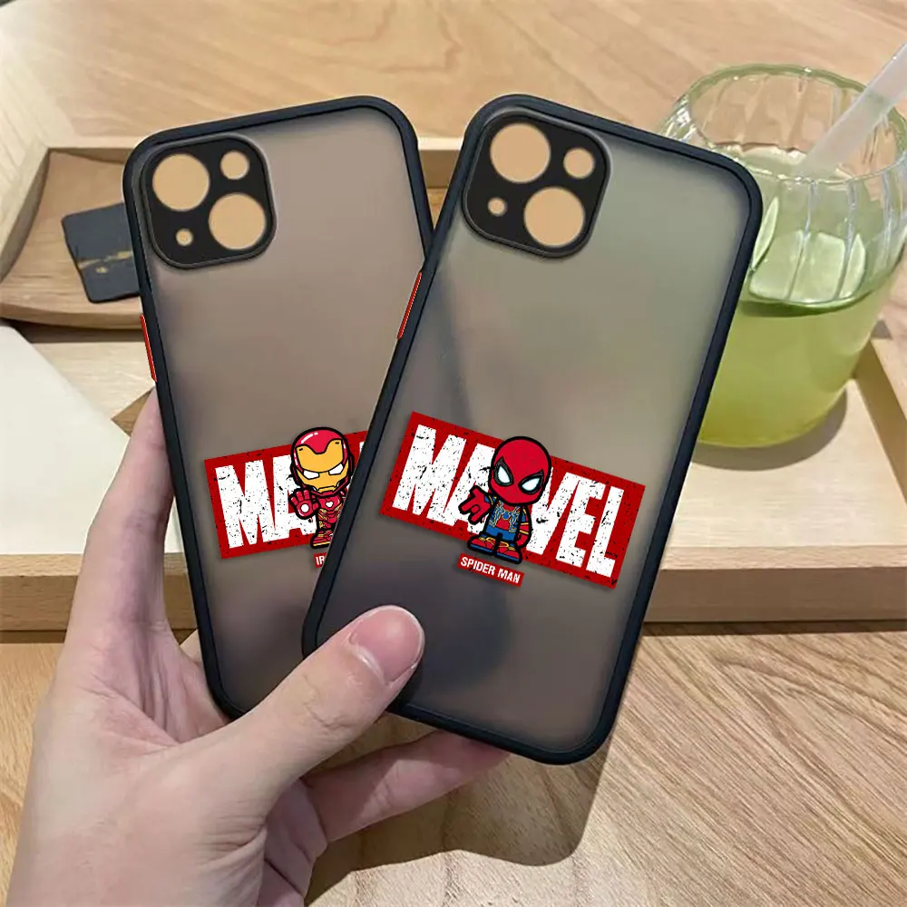 Funda de teléfono mate Marvel Spider Irán Man Venom para Samsung Galaxy S25 S24 S23 S22 S21 S20 FE S10 S9 S11E S30 S11 Ultra - imagen 2