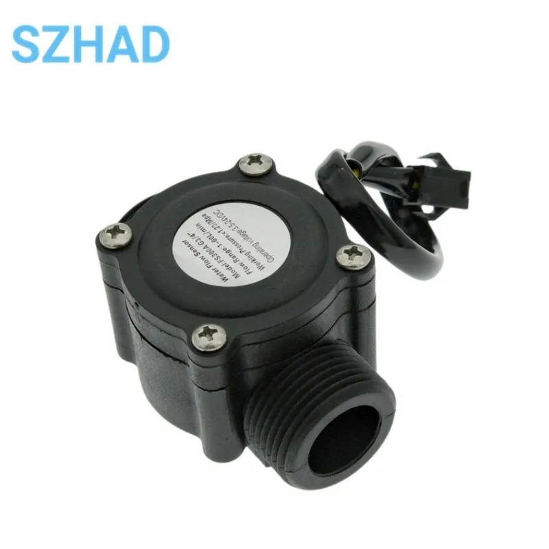 Contador de Sensor de flujo de agua, medidor FS300A 1-60L/min G3/4 DC 5-24V - imagen 5