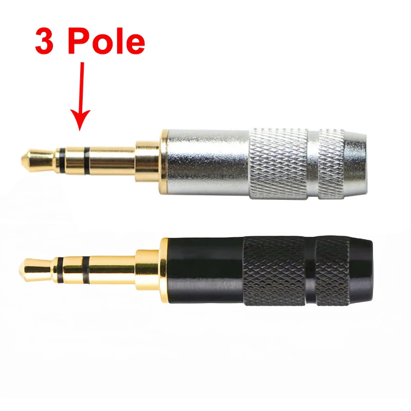 2/5/10 Uds conector de Audio Jack de Metal de 3,5mm 3/4 polos conector de auriculares para reparación de soldadura cable de auriculares DIY adaptador de conector auxiliar 3,5 - imagen 5