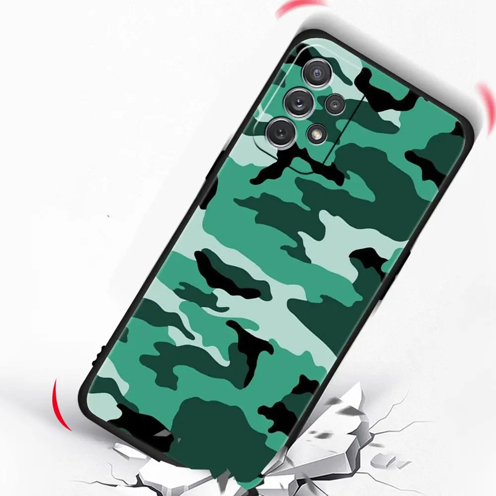 Funda militar de camuflaje para Samsung A51 A71 A21S A12 A15 A25 A31 A41 A52 A32 A23 A33 A53 A73 A03S A05S A13 5G - imagen 5