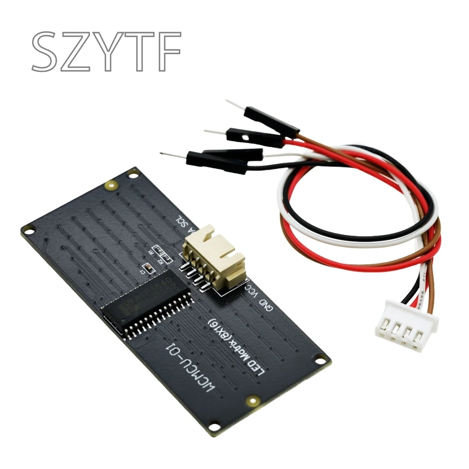 Comunicación I2C del módulo de visualización de luz LED de matriz 3.3-5V 8*16 - imagen 5