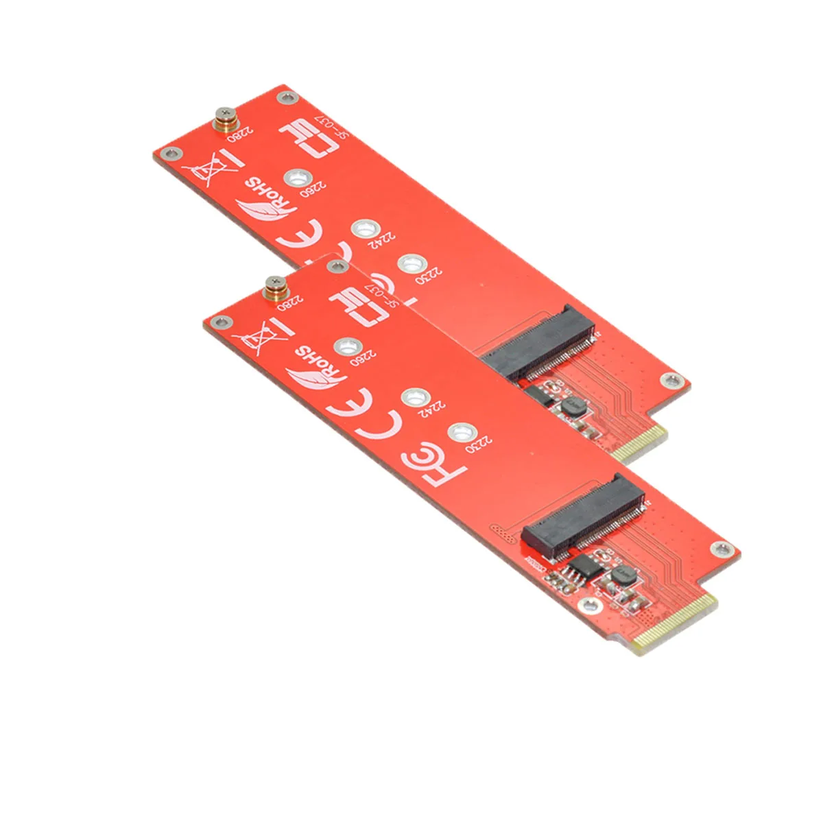 Tarjeta adaptadora PCIe 4.0 NVMe M-Key SSD: convertir a EDSFF E1.S SSD compatible con PCI Express Gen3/4 para placas base 2230 2260 2280 - imagen 5