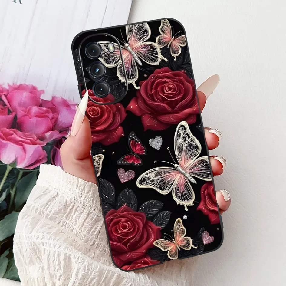 Para Motorola Moto G 5G Plus 2020 funda XT2075 XT2075-2 XT2075-3 funda de lujo con dibujos de dragón Fundas suaves para Moto G 5G 2022 parachoques - imagen 3