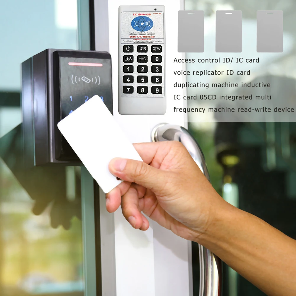 Copiadora de frecuencia portátil 125Khz-13,56 MHZ RFID NFC lector de tarjetas IC y escritor duplicador de etiquetas de acceso programador escritor IC/ID - imagen 5
