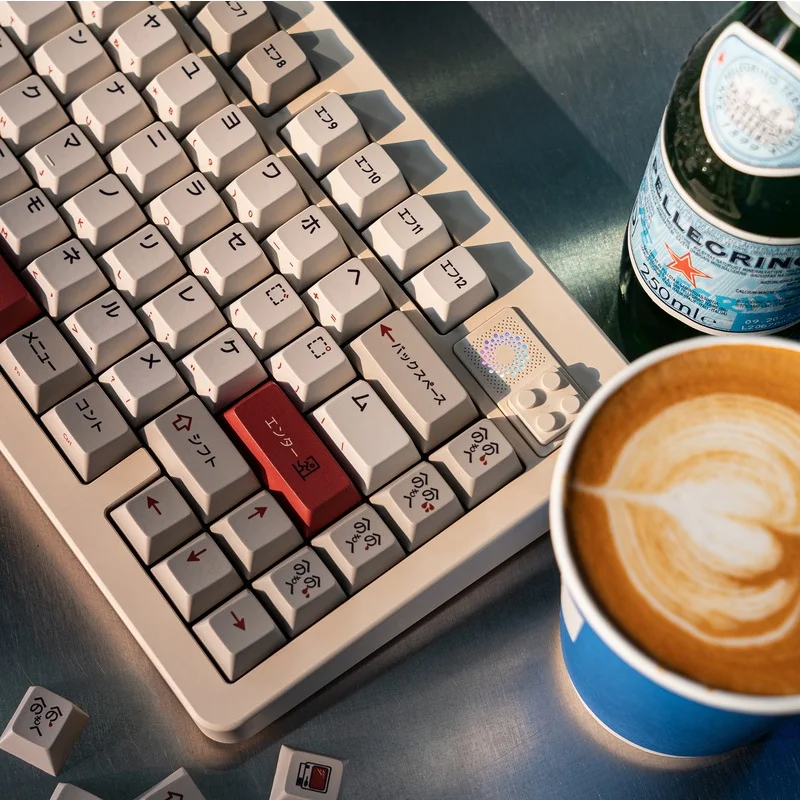 Juego de raíces japonesas de artesano Retro, teclas de teclado mecánico minimalista de estilo Retro de 150 teclas, accesorios de ordenador - imagen 2