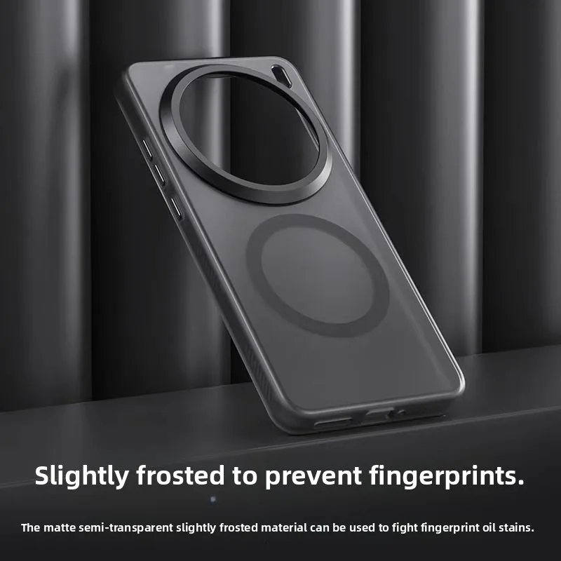 Funda para VIVO X300 Pro X200 Ultra lujo armadura mate Magsafe cubierta magnética para VIVO X 300 Funda de carga inalámbrica a prueba de golpes - imagen 2