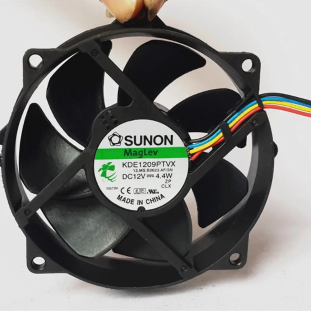 Ventilador disipador de calor enfriador de CPU para Sunon KDE1209PTVX 92 mm Maglev PWM ventilador de refrigeración, 12 V 4,4 W, 45 CFM, 2300 RPM para servidor - imagen 4
