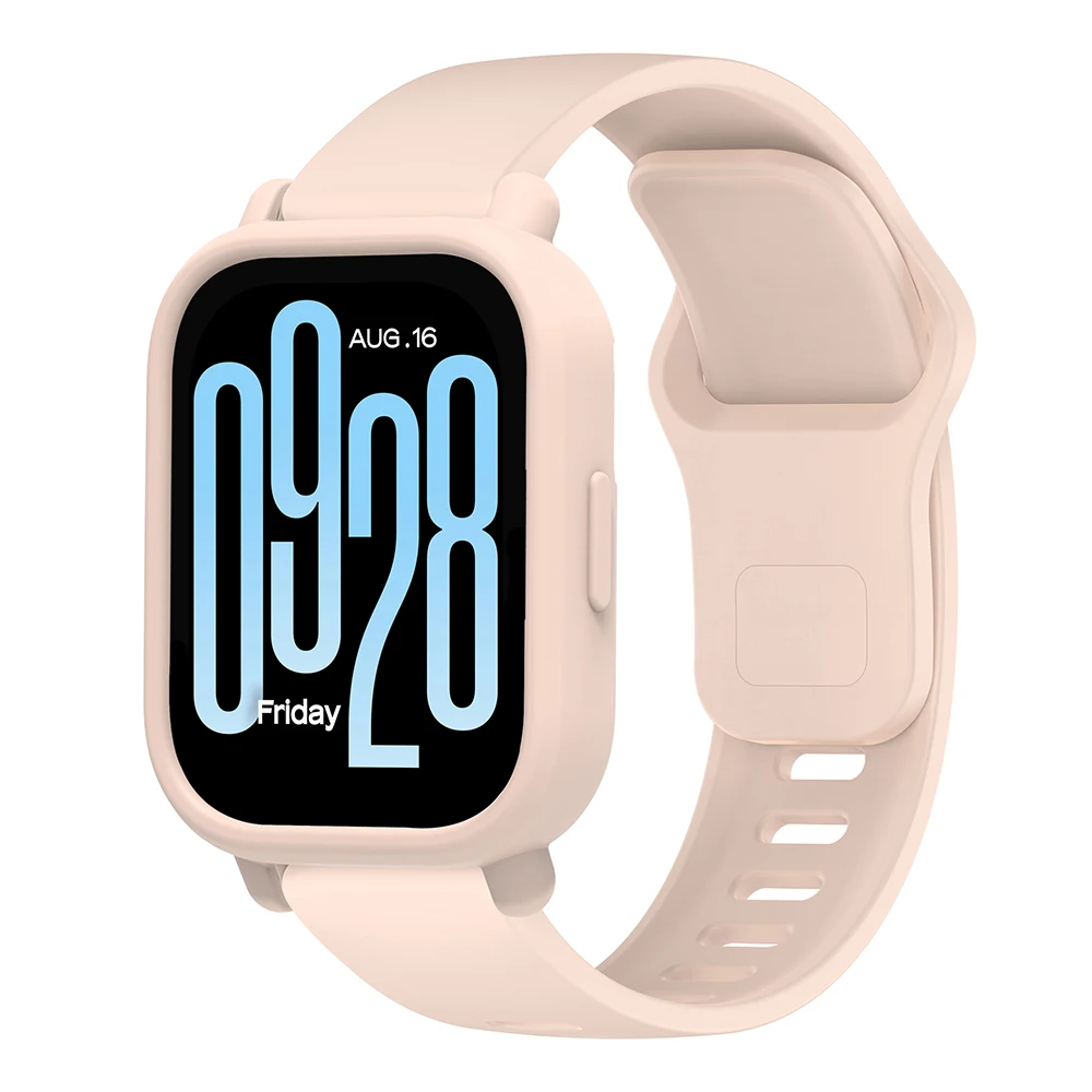 Correa de silicona para Redmi Watch 5 Active Smart Watch Band + funda protectora Shell - imagen 3