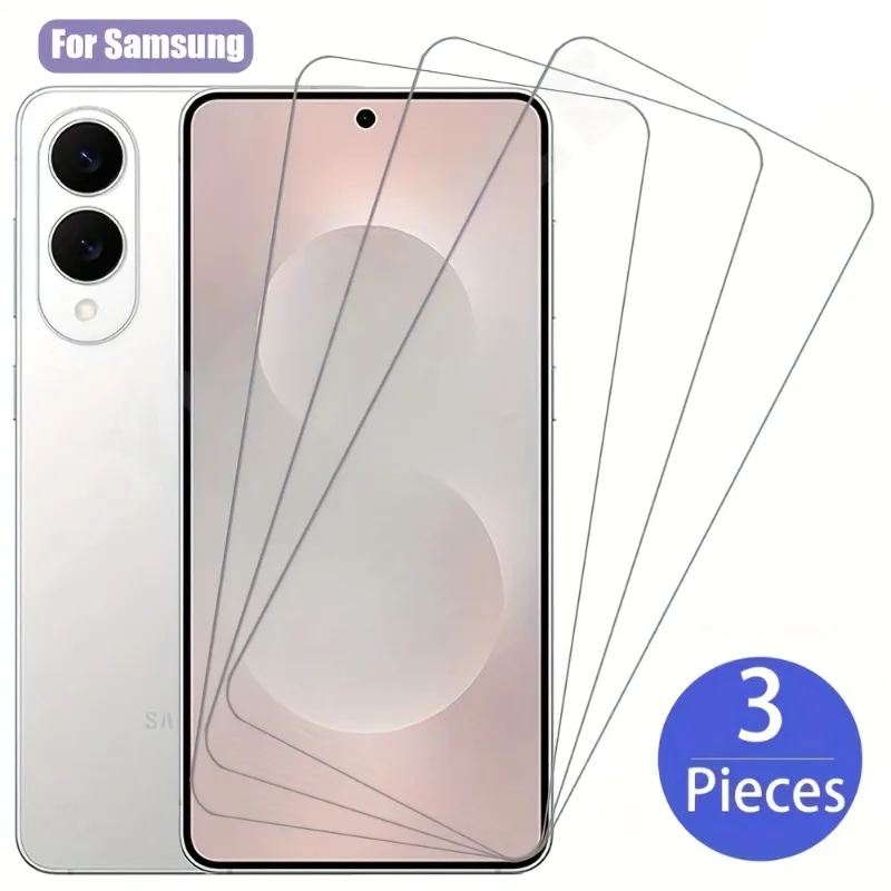 Paquete de 3 protectores de pantalla de vidrio templado adecuados para Samsung Galaxy S25 S24 S23 Plus S24 S25 Ultra S23 S21 S24 S25 FE Glass