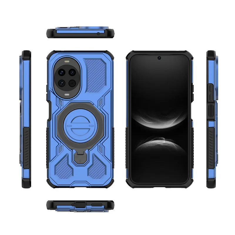 Para Huawei Nova 14 Funda Huawei Nova 14 Funda con soporte magnético inalámbrico de carga Fundas protectoras para teléfono en Nova 14 Funda - imagen 3