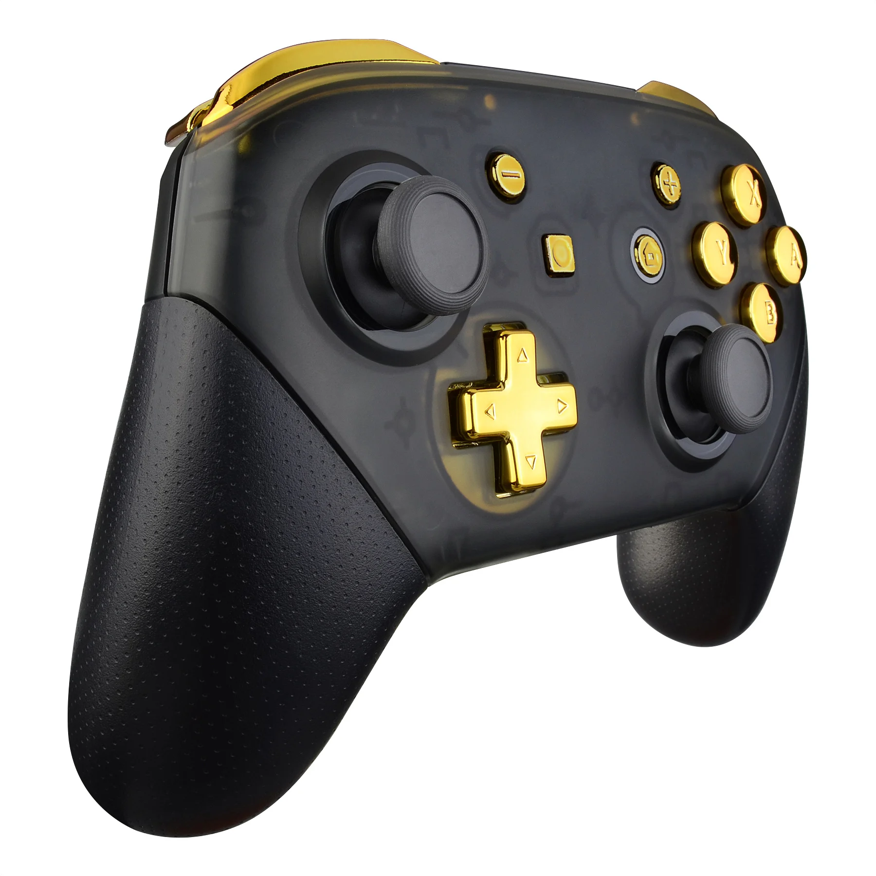 EXtremeRate-juego completo de botones de repuesto para Nintendo Switch Pro, reparación de ABXY d-pad, ZR, ZL, L, R, serie brillante - imagen 3