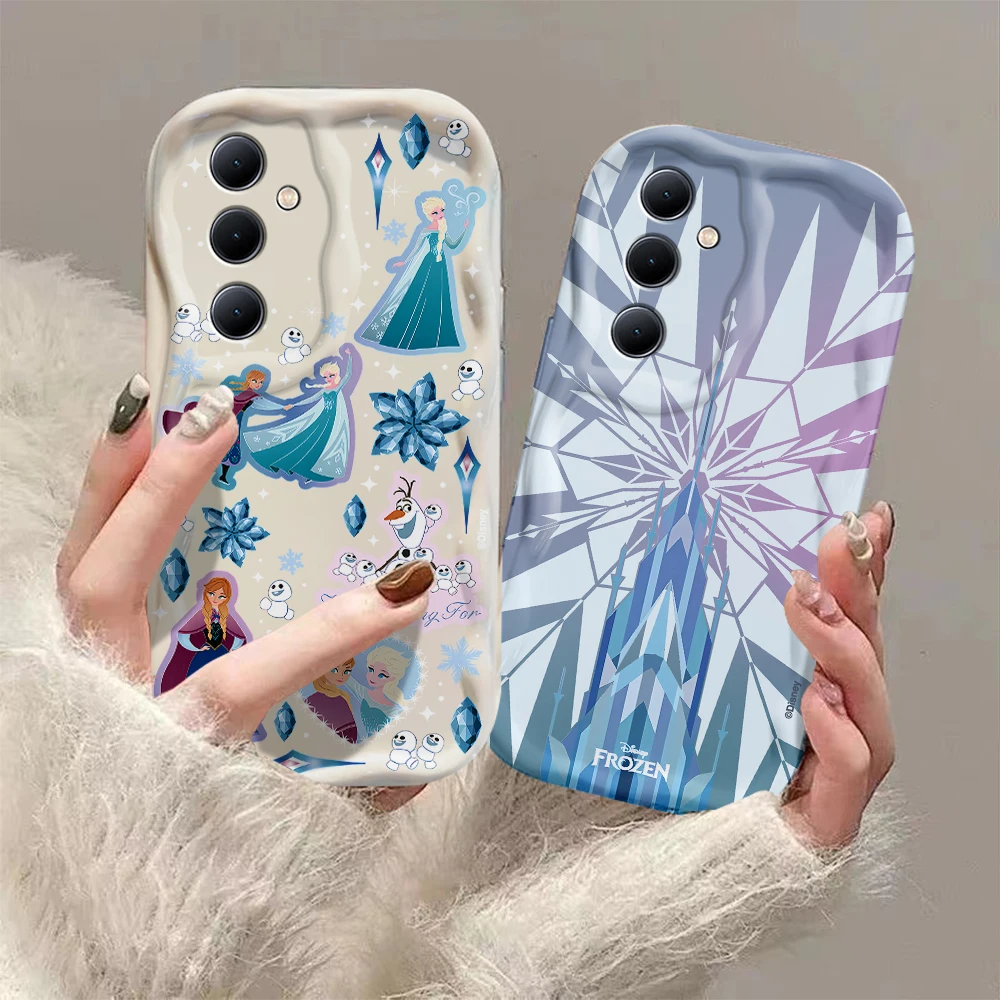Funda de Elsa Anna Frozen Olaf 3D Wave para Xiaomi Redmi 13C 12 12C 10 10C 9 9C A1 A2 K50 K40 Note 13 12 11 10 Pro Plus 4G 5G - imagen 3