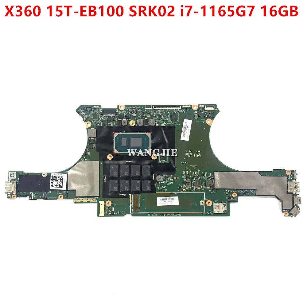 DAX3BBMBAD0-placa base para portátil HP SPECTRE X360 15T-EB100 15-EB, M08418-601, SRK02, M08418-001, 16GB de RAM