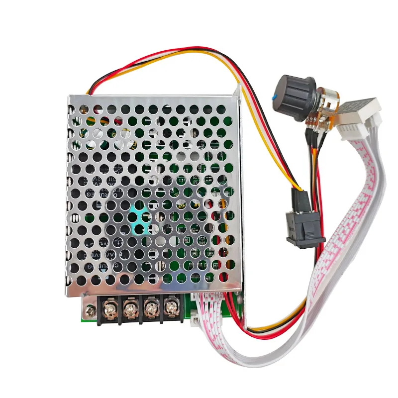 Controlador de velocidad con pantalla Digital del motor de CC, 0 ~ 100%, módulo de accionamiento ajustable, entrada MAX60A, 12V, 24V - imagen 2