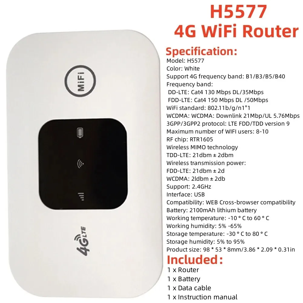H5577 4G Lte Router