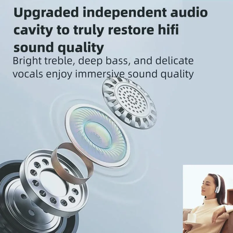 Traducción AI en tiempo Real, inalámbrico, Bluetooth 5,4, sonido HIFI, cancelación de ruido, traductor de voz inteligente para negocios - imagen 3