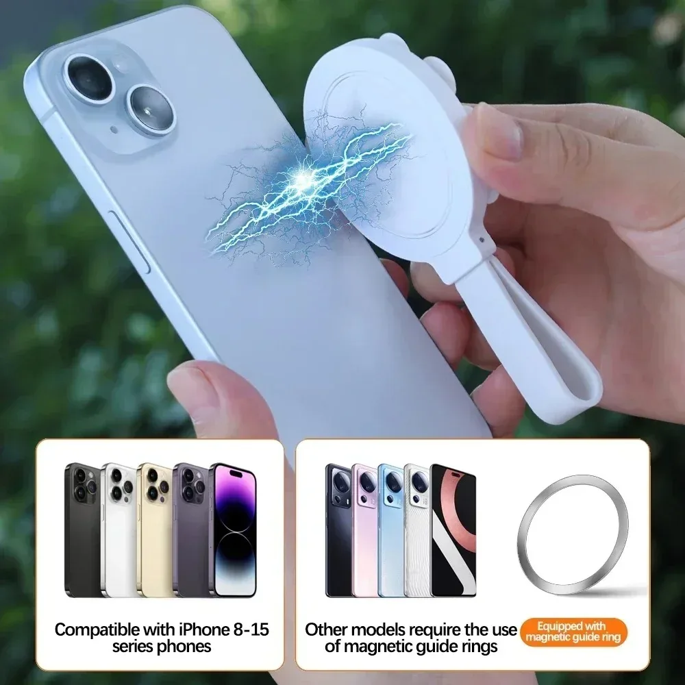 Soporte Universal magnético multifuncional multicolor adecuado para iPhone Magsafe con soporte de succión de silicona espejo de montaje - imagen 2