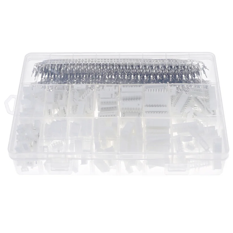 1220 Uds XH2.54mm 2 3 4 5 6 8 9 pines carcasa de puente terminales desnudos de engarzado con conectores macho hembra Kit surtido juego de mezcla - imagen 2