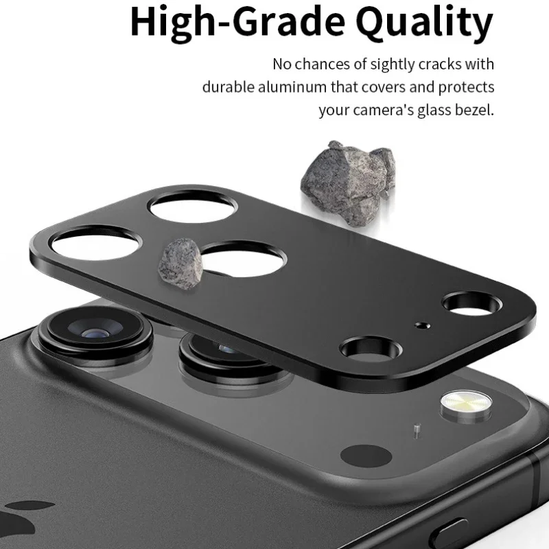 Protector de lente de cámara trasera para IPhone 17 Pro Max 17Air 17Pro 17ProMax, cubierta de lente, Protector de pantalla, película de anillo de lente - imagen 3