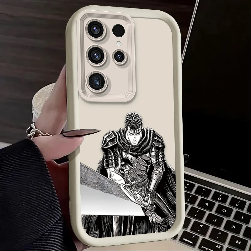 Anime Berserk Guts Case for Samsung Galaxy S25 S24 S23 Ultra S22 S21 Plus FE 5G A54 A34 A14 A73 A53 A33 5G Soft Silicone Cover - imagen 5