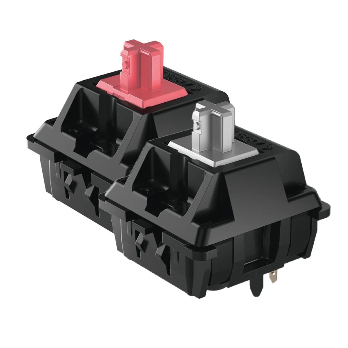 Cherry MX2A interruptor rojo, negro, marrón, azul, plateado, rojo, silencioso, V2, Teclado mecánico, fábrica, 5 pines