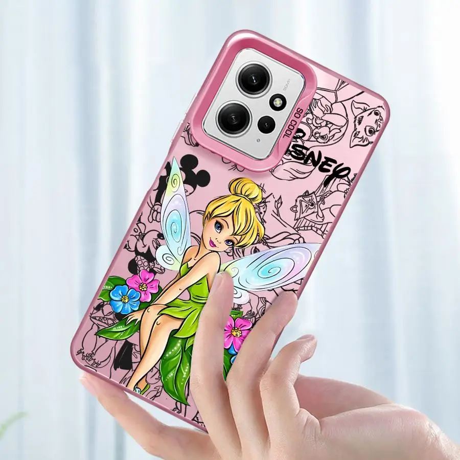 Funda de teléfono Disney Tinker Bell Princess para Xiaomi Redmi 9C 14C 10 Note 9 Pro A2 Plus A1 9T 12 5G 13C, funda trasera suave - imagen 5