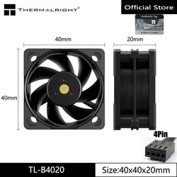 Thermalright TL-B4020 Ventilador para Chasis de Alto Flujo de Aire