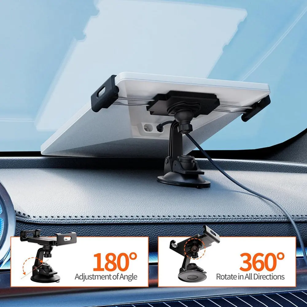 Soporte de montaje con ventosa para salpicadero de coche StarLink, rotación ajustable de 360 grados, portátil para accesorios Starlink Mini - imagen 2