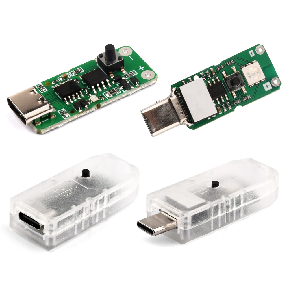 Placa de disparo de señuelo QC, 5A, USB tipo C, 5V, 9V, 12V, 15V, 20V, salida PD 2,0, 3,0, adaptador de gatillo, Cable de conexión, Detector de sondeo