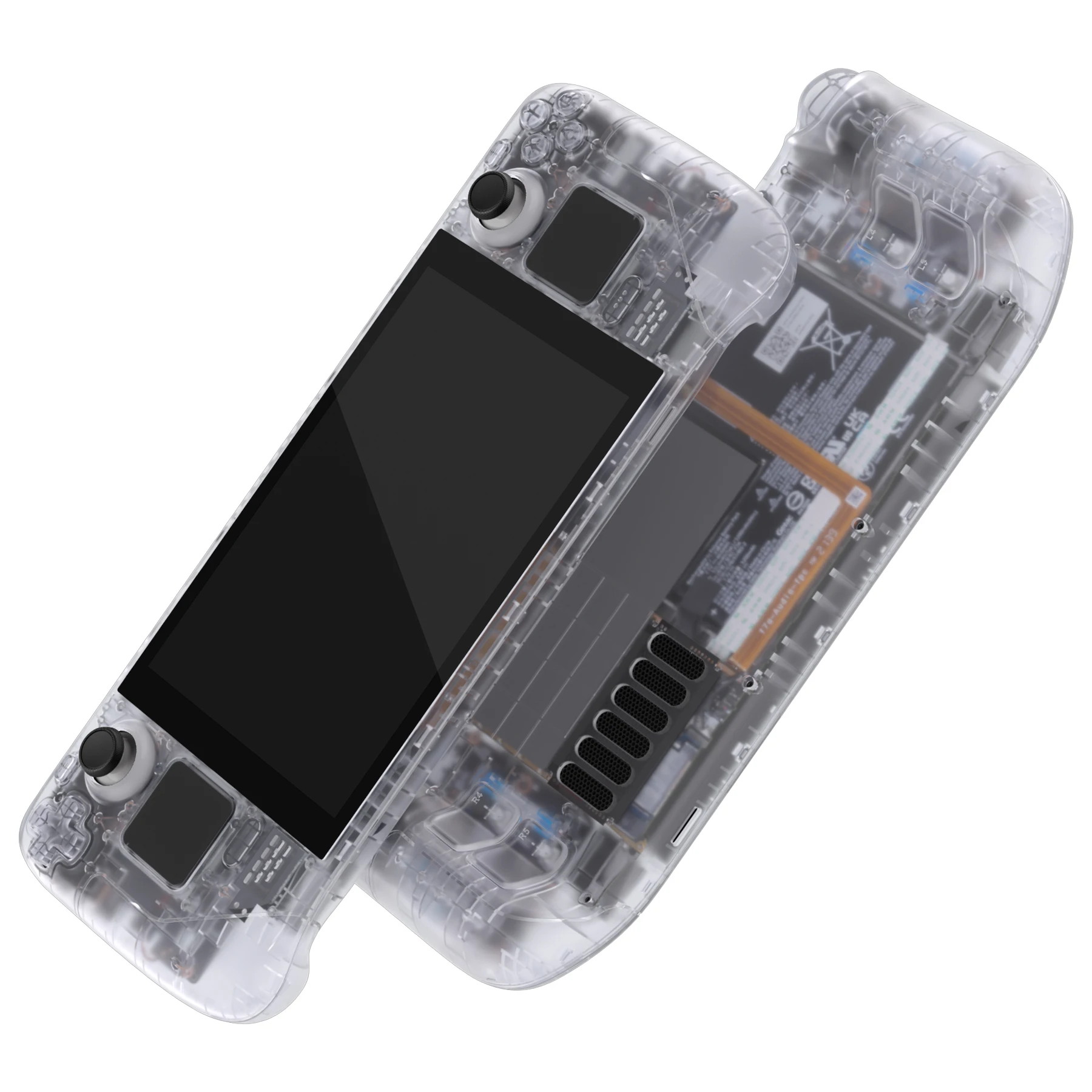 eXtremeRate Clear DIY Reemplazo Shell Funda para Steam Deck LCD o OLED (Selectar su modelo) - imagen 2