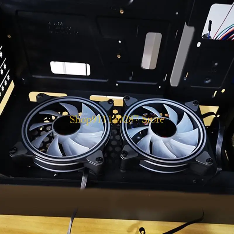 J1HC Juego 60 tornillos para ventilador con caja, tornillos rosca cabeza plana, juego tornillos para caja, (30 + - imagen 3