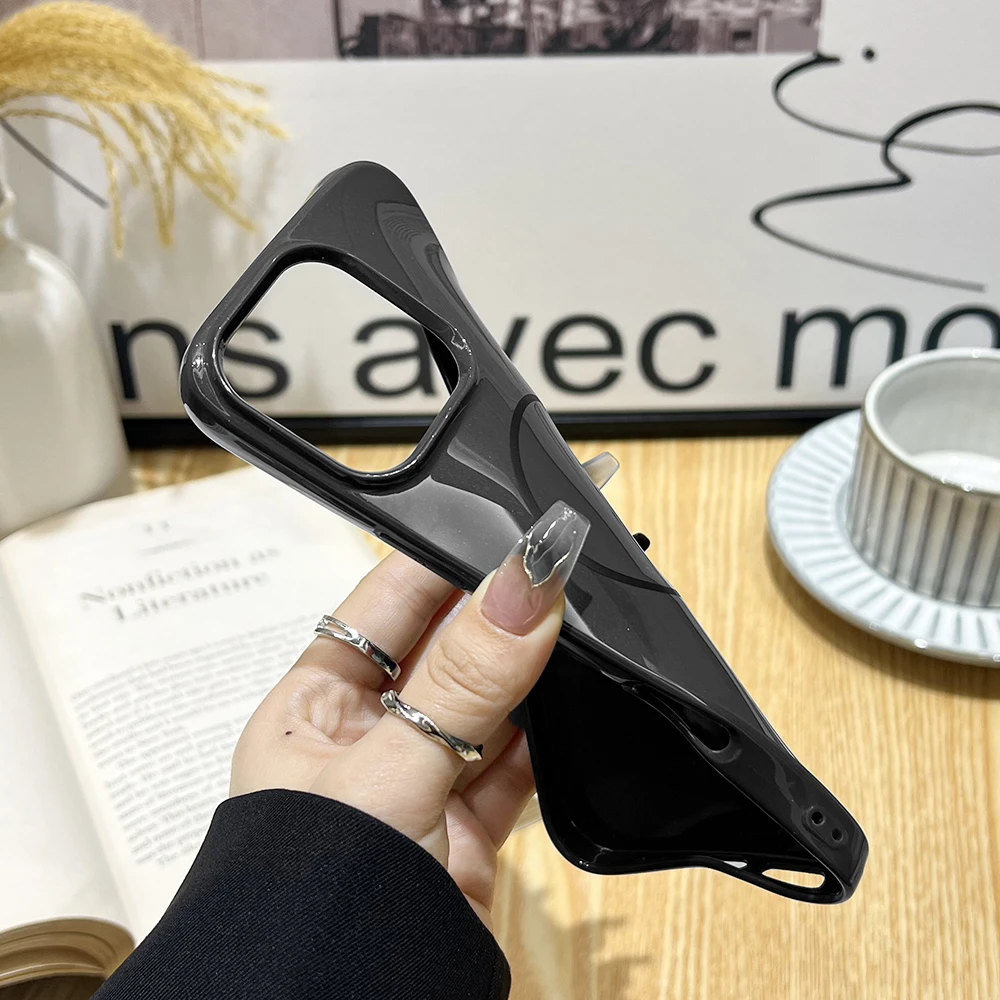 Funda de teléfono magnética de silicona para iPhone 17 Pro Max 16 13 15 14 11 12 Air 17promax 16promax 17pro Funda con purpurina a prueba de golpes - imagen 5