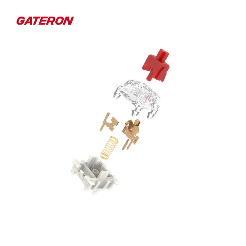 GATERON G Yellow Pro 3,0 RGB 5pin SMD táctil lineal prelubrado negro blanco rojo plata interruptor para teclado mecánico MX - imagen 2