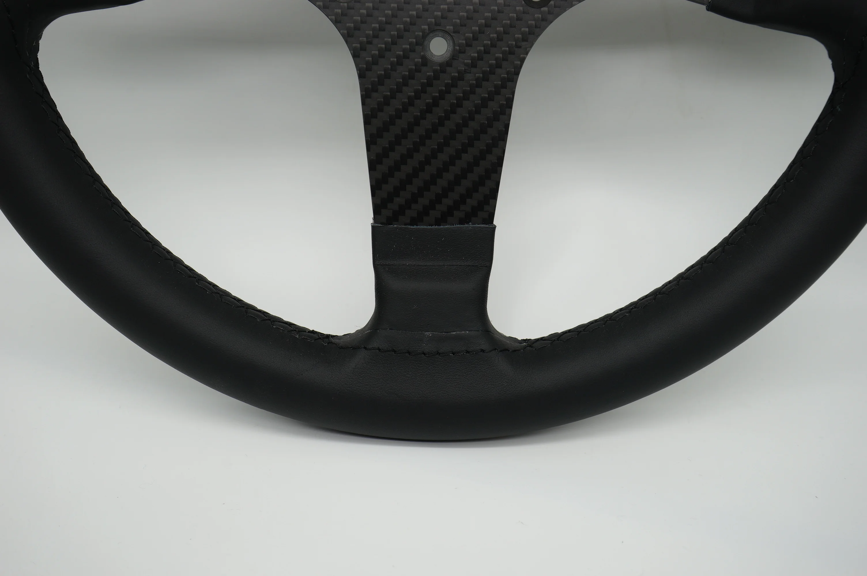 SIMPUSH-Volante de fibra de carbono SIMRACING, 13 pulgadas, 33cm, Circular, Rally sim racing - imagen 4