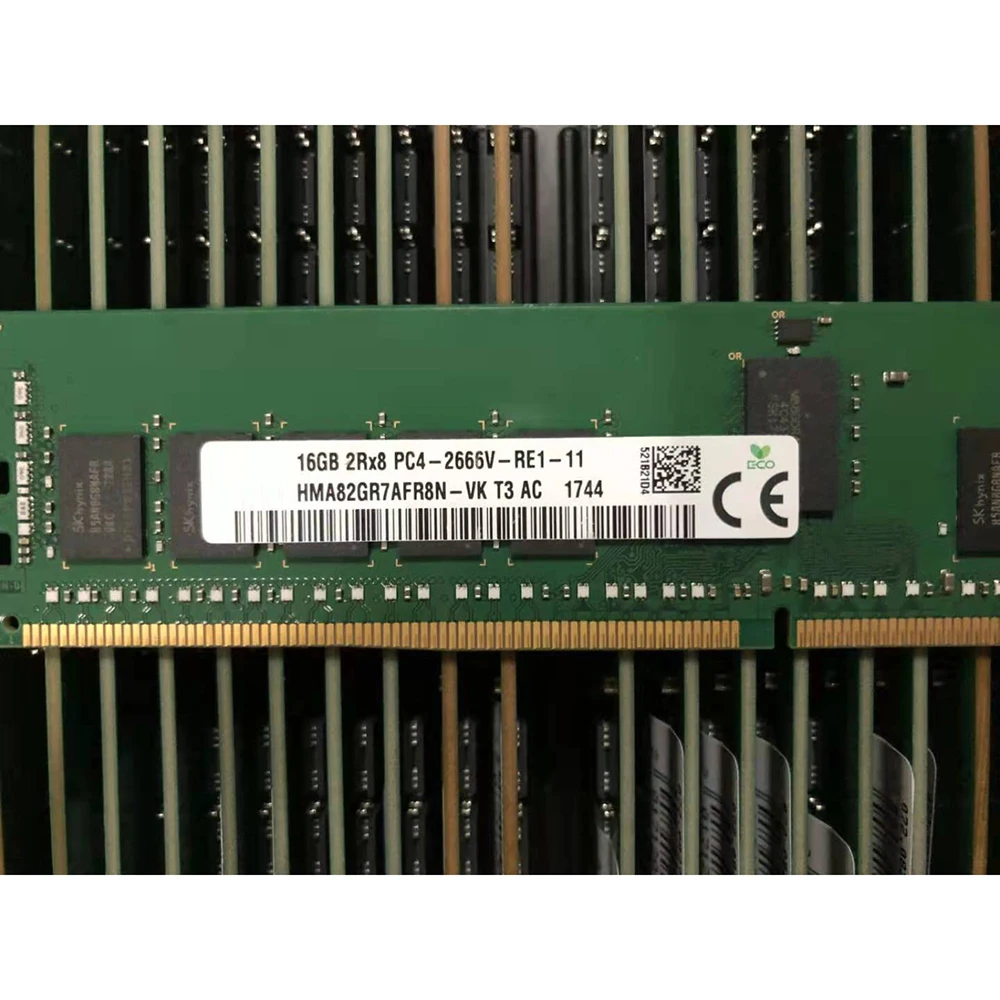 1 Uds RAM 16G 16GB 2RX8 2666 DDR4 PC4-2666V HMA82GR7AFR8N-VK memoria - imagen 3