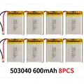 503040-600mAh  8PCS