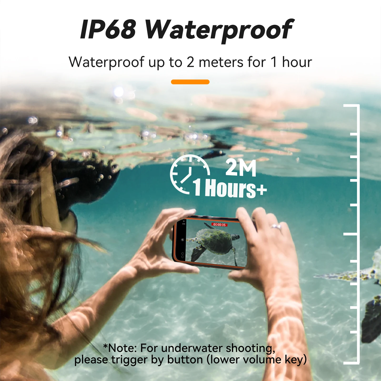 TELESIN IP68 funda impermeable para IPhone 15 15 Pro 15 Pro Max teléfono cubierta a prueba de caídas buceo natación subacuática protección al aire libre - imagen 4