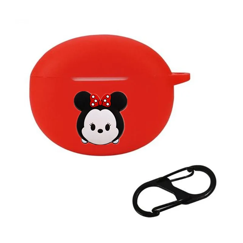 Disney-funda protectora para auriculares Redmi Buds 4, carcasa de silicona activa para auriculares inalámbricos, caja de carga con gancho - imagen 3