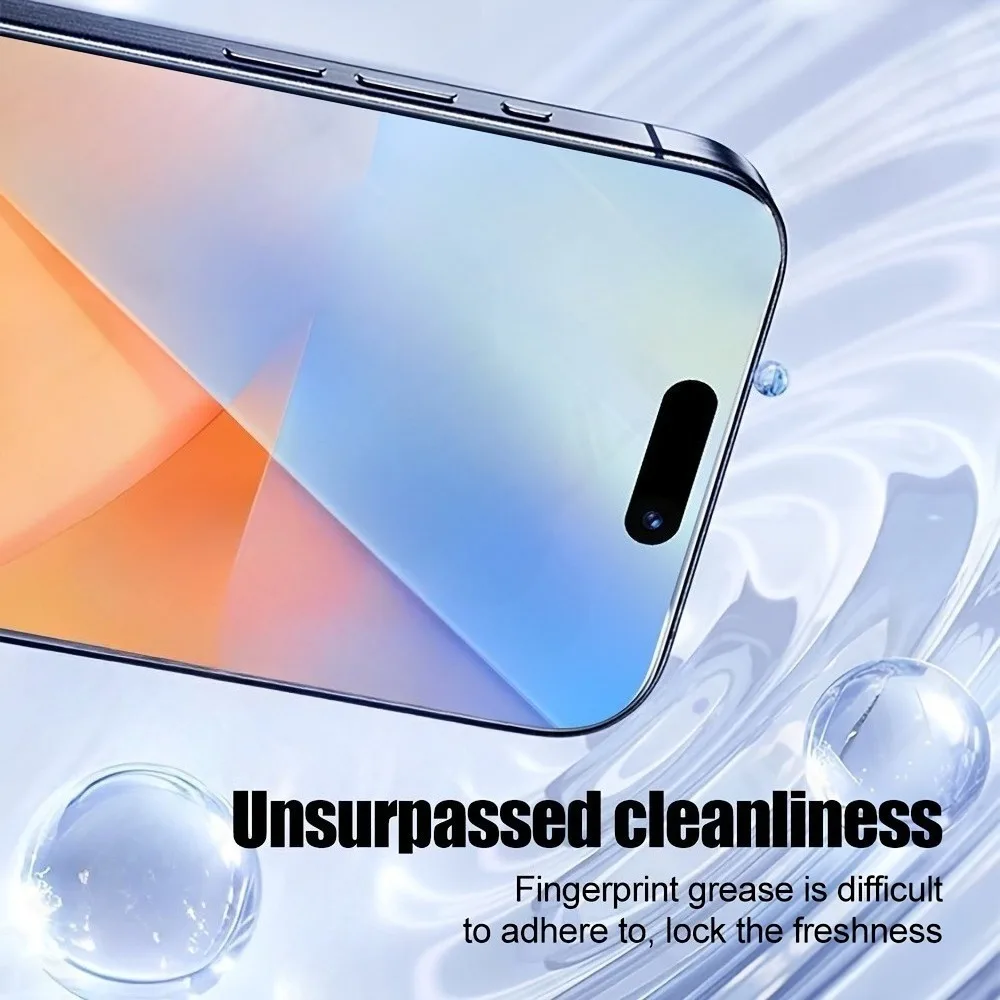 Protector de pantalla ultra transparente de 3 piezas para iPhone 17 16 15 14 Pro Max 16 15 14 Plus vidrio templado para iPhone 13 12 11 Pro Air XR XS - imagen 4