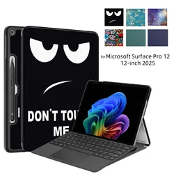 Microsoft Surface Pro 12 – Funda PU con soporte para teclado
